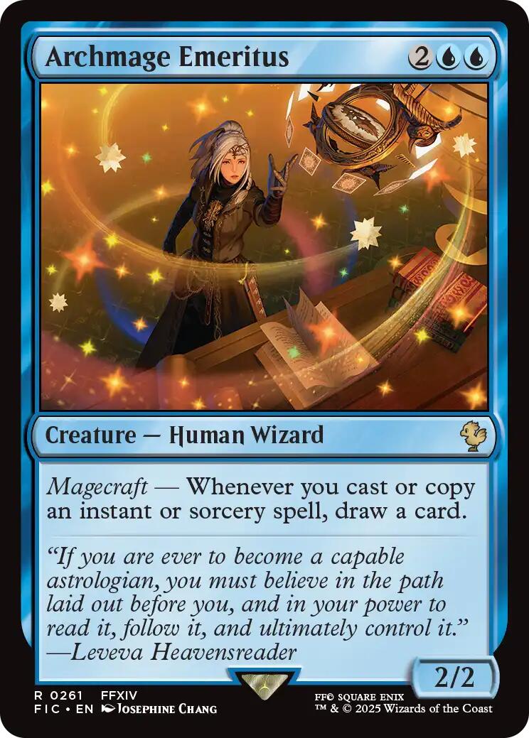 Archmage Emeritus (Surge Foil) [FINAL FANTASY Commander] | Cracking-Singles