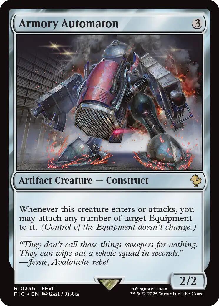 Armory Automaton (Surge Foil) [FINAL FANTASY Commander] | Cracking-Singles