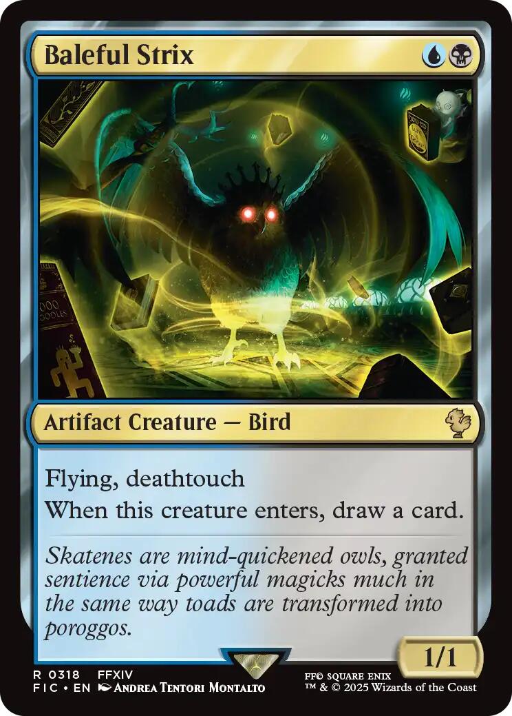 Baleful Strix (Surge Foil) [FINAL FANTASY Commander] | Cracking-Singles