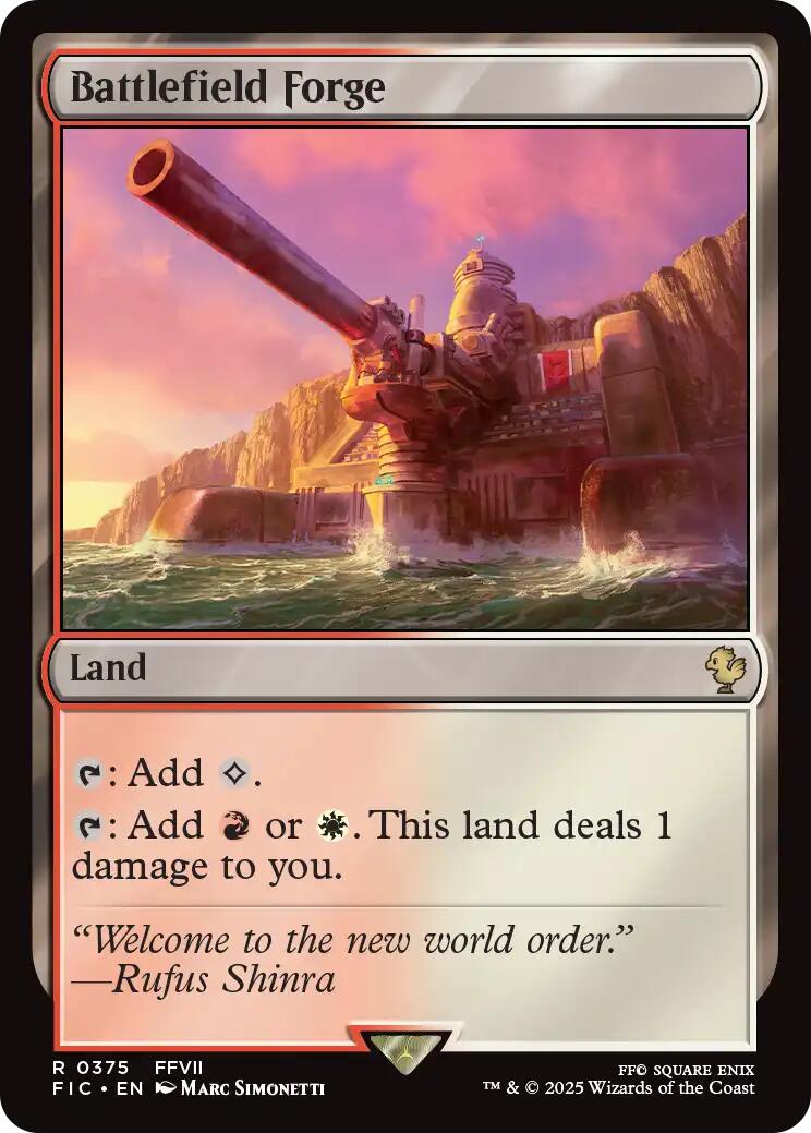 Battlefield Forge (Surge Foil) [FINAL FANTASY Commander] | Cracking-Singles
