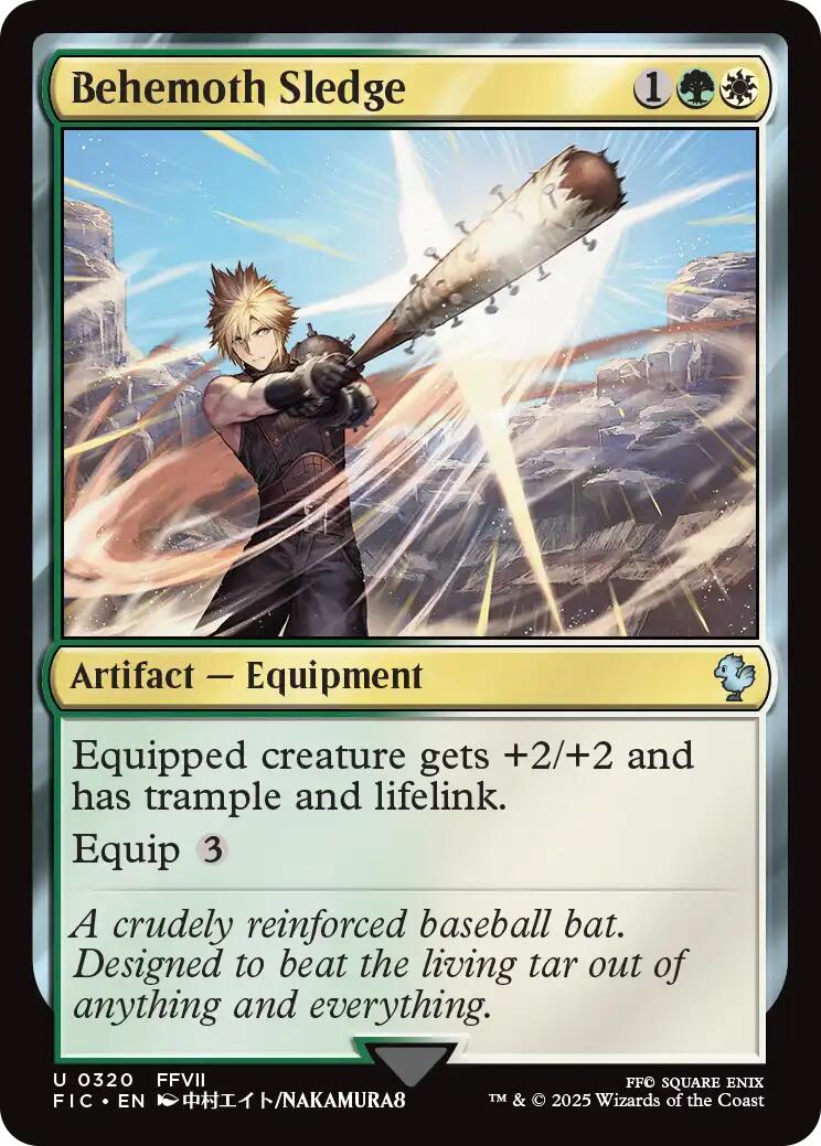 Behemoth Sledge (Surge Foil) [FINAL FANTASY Commander] | Cracking-Singles