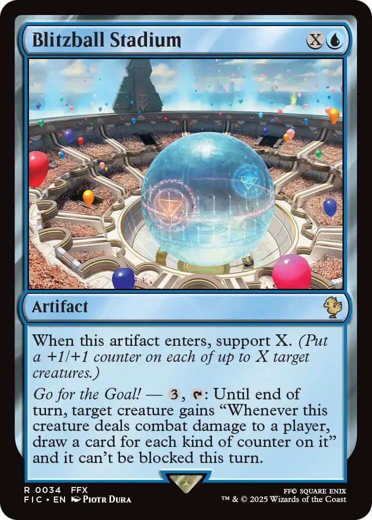 Blitzball Stadium (Surge Foil) [FINAL FANTASY Commander] | Cracking-Singles
