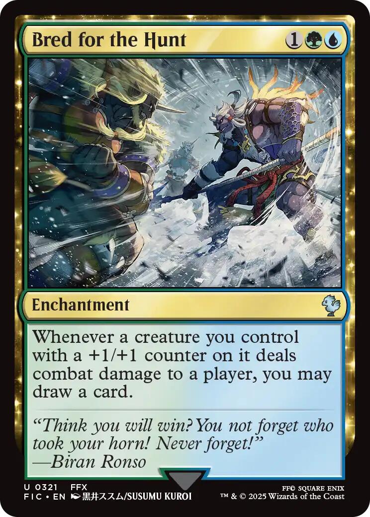 Bred for the Hunt (Surge Foil) [FINAL FANTASY Commander] | Cracking-Singles