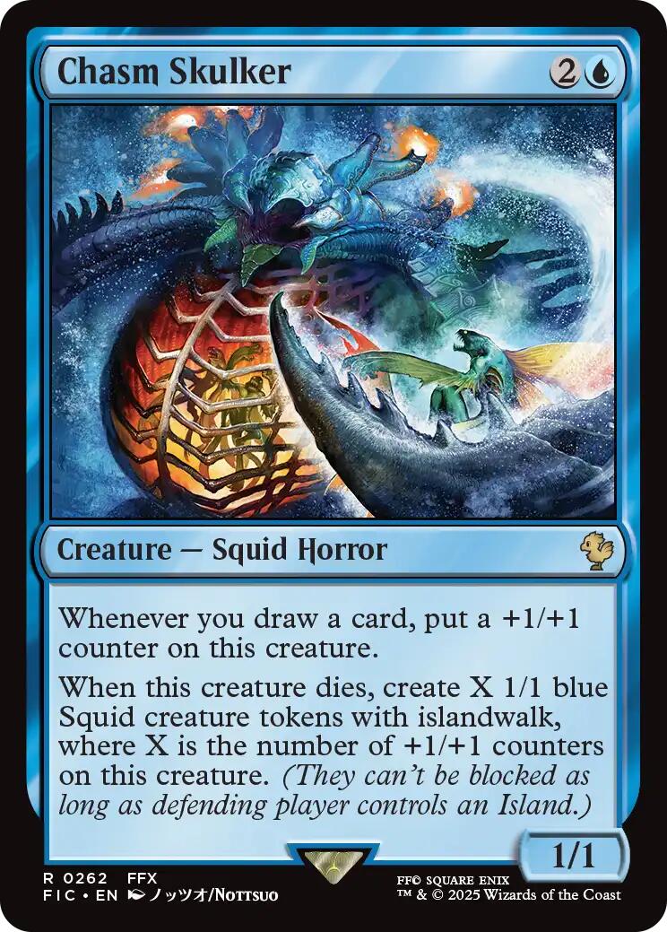 Chasm Skulker (Surge Foil) [FINAL FANTASY Commander] | Cracking-Singles