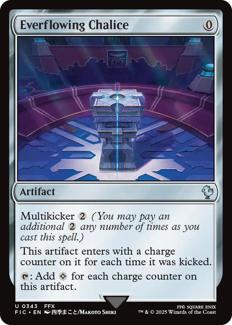 Everflowing Chalice (Surge Foil) [FINAL FANTASY Commander] | Cracking-Singles