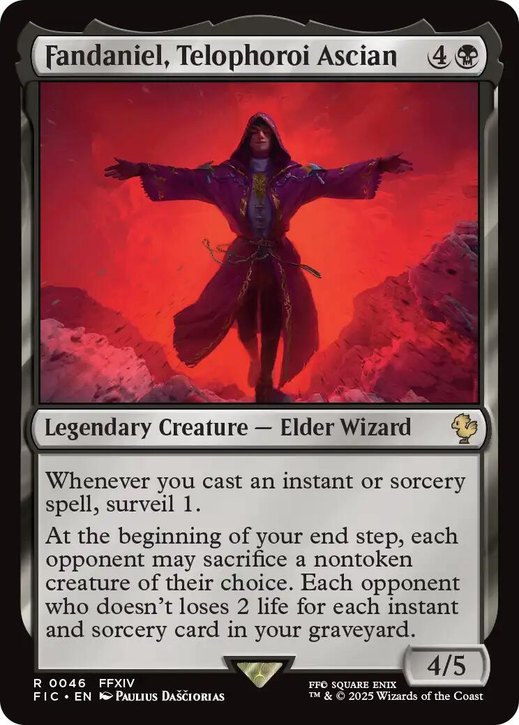 Fandaniel, Telophoroi Ascian (Surge Foil) [FINAL FANTASY Commander] | Cracking-Singles