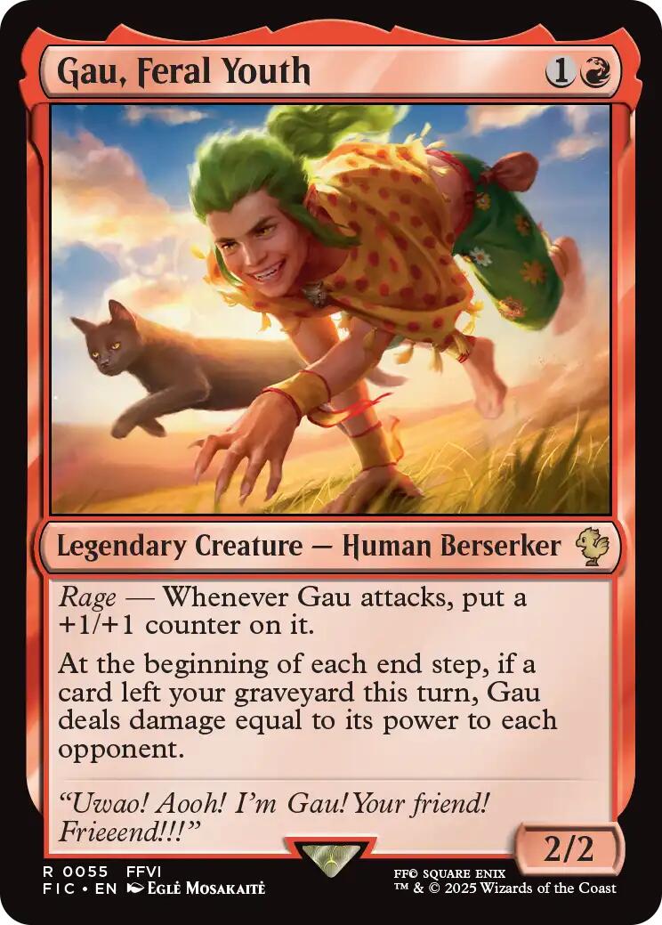 Gau, Feral Youth (Surge Foil) [FINAL FANTASY Commander] | Cracking-Singles