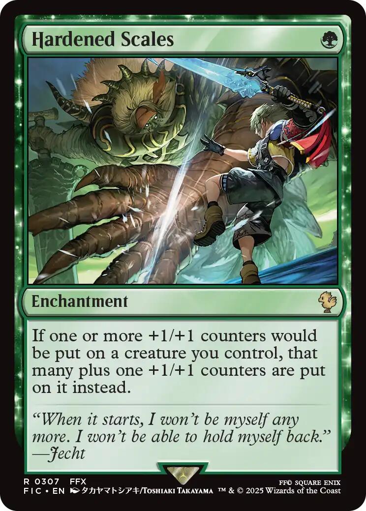 Hardened Scales (Surge Foil) [FINAL FANTASY Commander] | Cracking-Singles