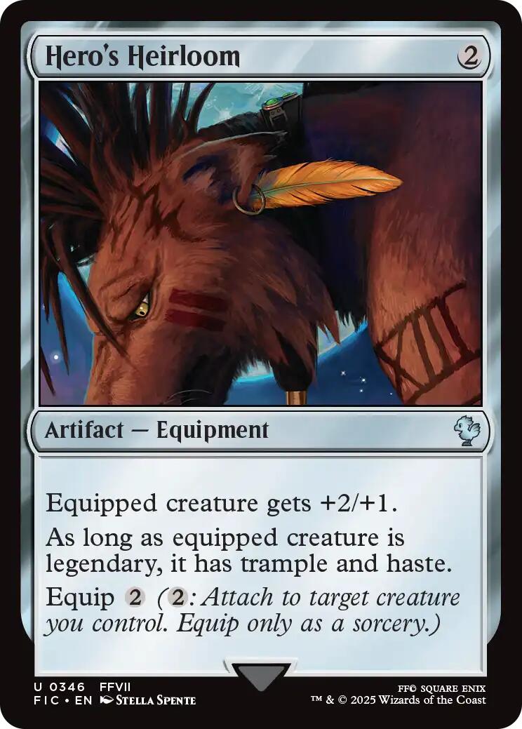 Hero's Heirloom (Surge Foil) [FINAL FANTASY Commander] | Cracking-Singles
