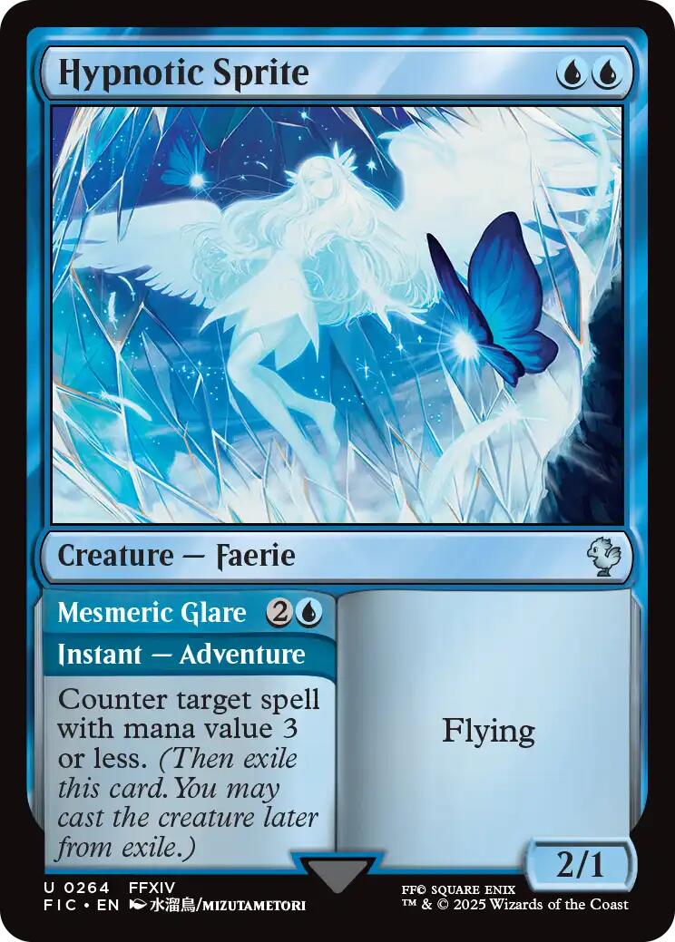 Hypnotic Sprite (Surge Foil) [FINAL FANTASY Commander] | Cracking-Singles