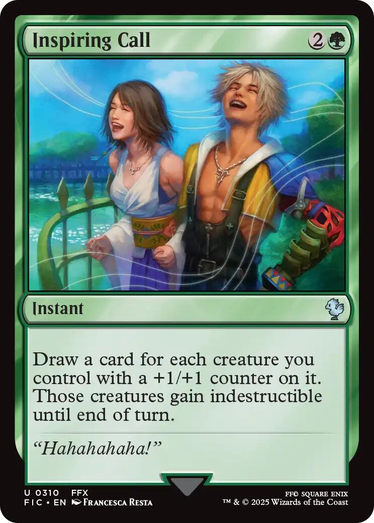 Inspiring Call (Surge Foil) [FINAL FANTASY Commander] | Cracking-Singles