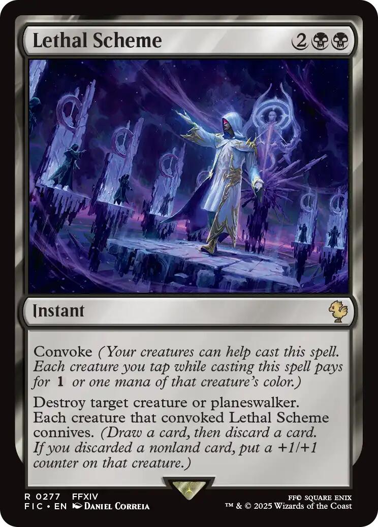 Lethal Scheme (Surge Foil) [FINAL FANTASY Commander] | Cracking-Singles