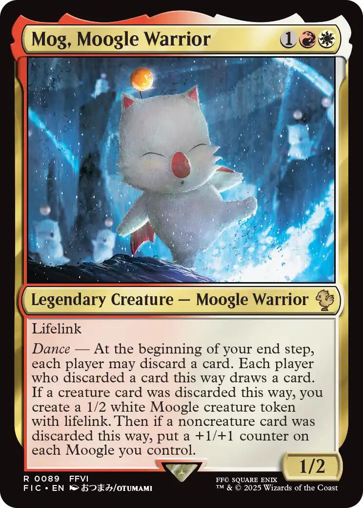 Mog, Moogle Warrior (Surge Foil) [FINAL FANTASY Commander] | Cracking-Singles