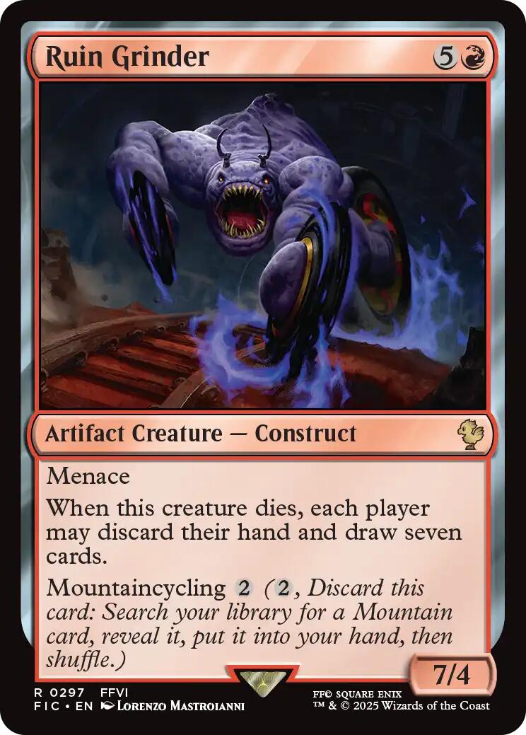 Ruin Grinder (Surge Foil) [FINAL FANTASY Commander] | Cracking-Singles