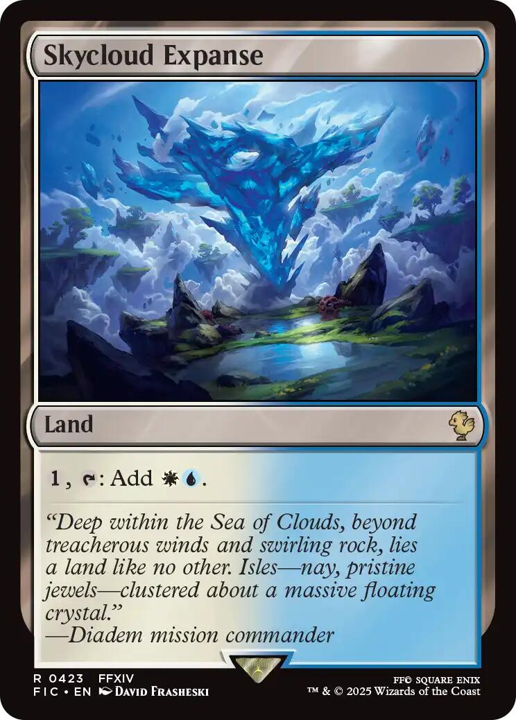 Skycloud Expanse (Surge Foil) [FINAL FANTASY Commander] | Cracking-Singles