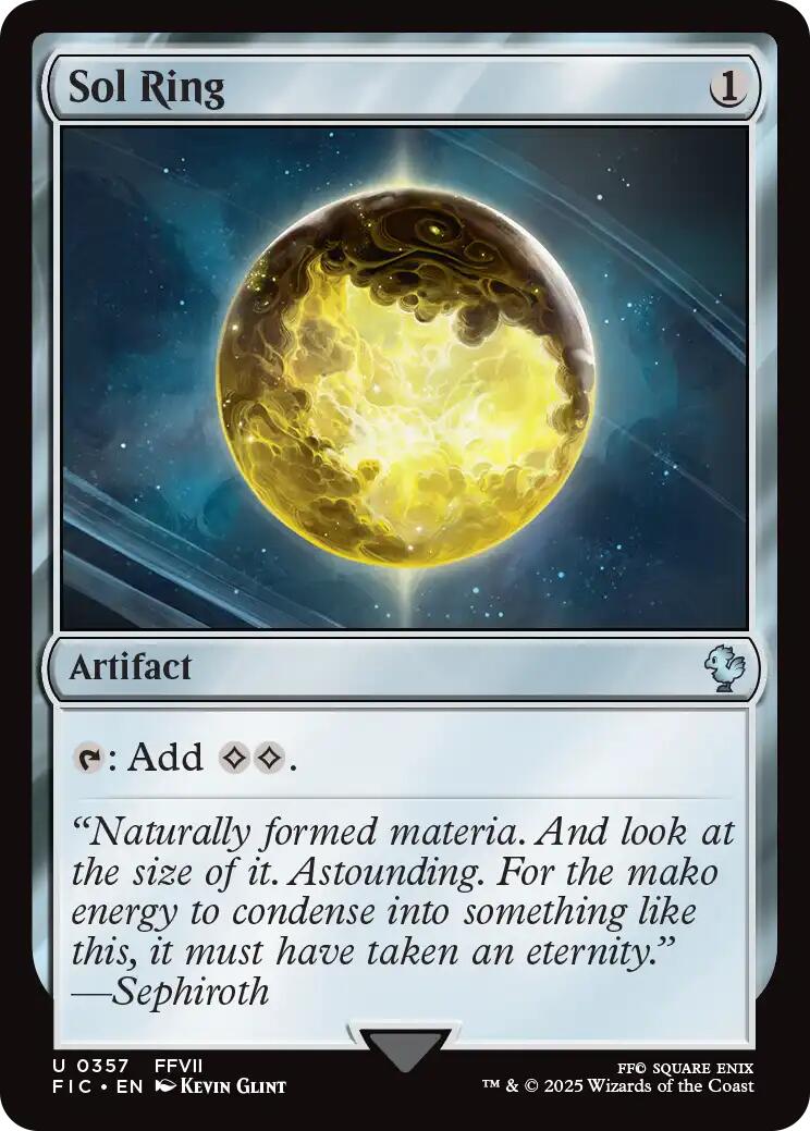 Sol Ring (0357) (Surge Foil) [FINAL FANTASY Commander] | Cracking-Singles