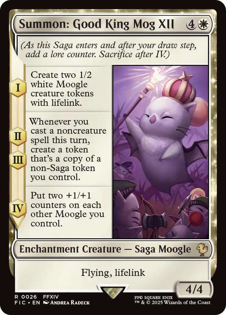 Summon: Good King Mog XII (Surge Foil) [FINAL FANTASY Commander] | Cracking-Singles