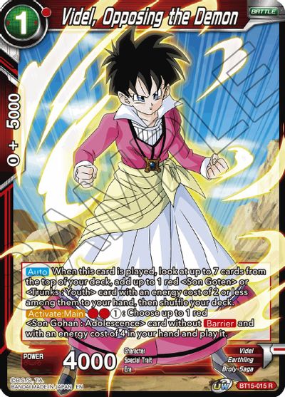 Videl, Opposing the Demon (BT15-015) [Saiyan Showdown] | Cracking-Singles