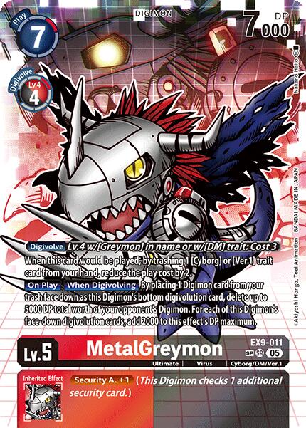 MetalGreymon [EX9-011] (SP) [Versus Monsters] | Cracking-Singles