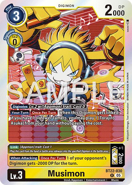 Musimon [BT22-030] [Cyber Eden] | Cracking-Singles