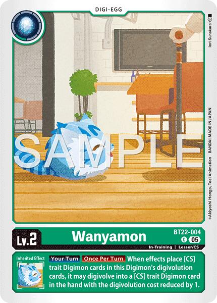 Wanyamon [BT22-004] [Cyber Eden] | Cracking-Singles