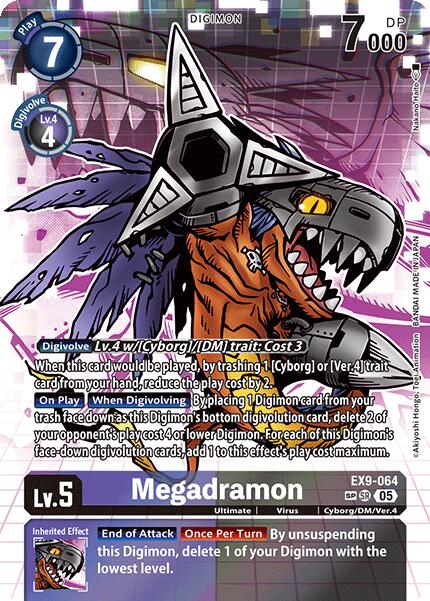 Megadramon [EX9-064] (SP) [Versus Monsters] | Cracking-Singles