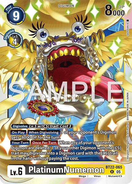 PlatinumNumemon [BT22-065] [Cyber Eden] | Cracking-Singles