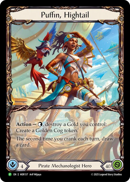 Puffin, Hightail [HER137] (Promo)  Rainbow Foil | Cracking-Singles