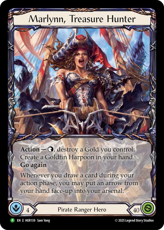 Marlynn, Treasure Hunter [HER139] (Promo)  Rainbow Foil | Cracking-Singles