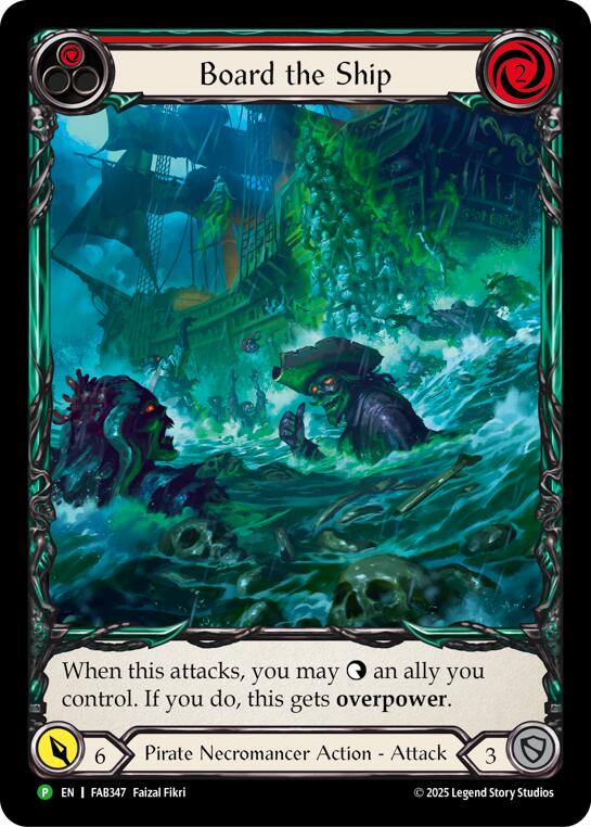 Board the Ship [FAB347] (Promo)  Rainbow Foil | Cracking-Singles