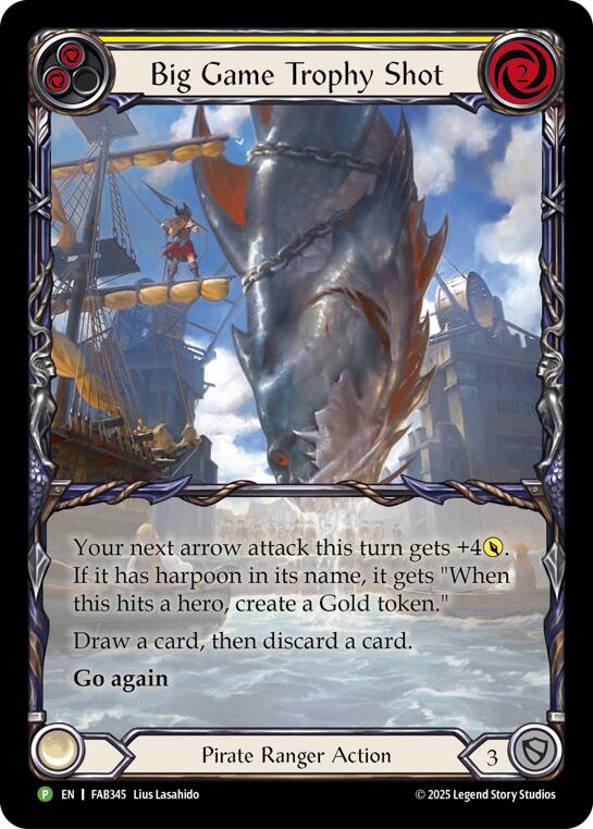 Big Game Trophy Shot [FAB345] (Promo)  Rainbow Foil | Cracking-Singles
