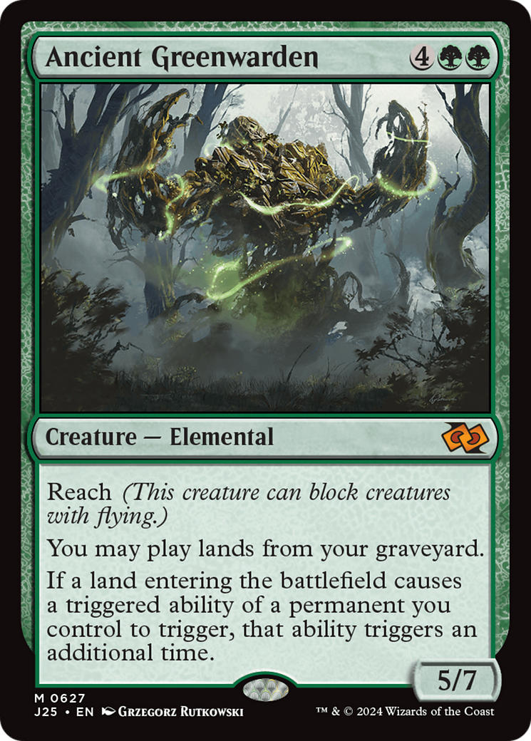 Ancient Greenwarden [Foundations Jumpstart] | Cracking-Singles