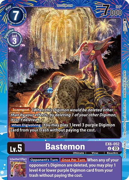 Bastemon [EX6-052] (Regulation Battle Vol. 2) [Promotional Cards] | Cracking-Singles