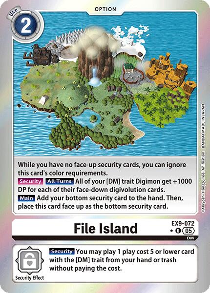 File Island [EX9-072] (Limited Foil) [Versus Monsters] | Cracking-Singles