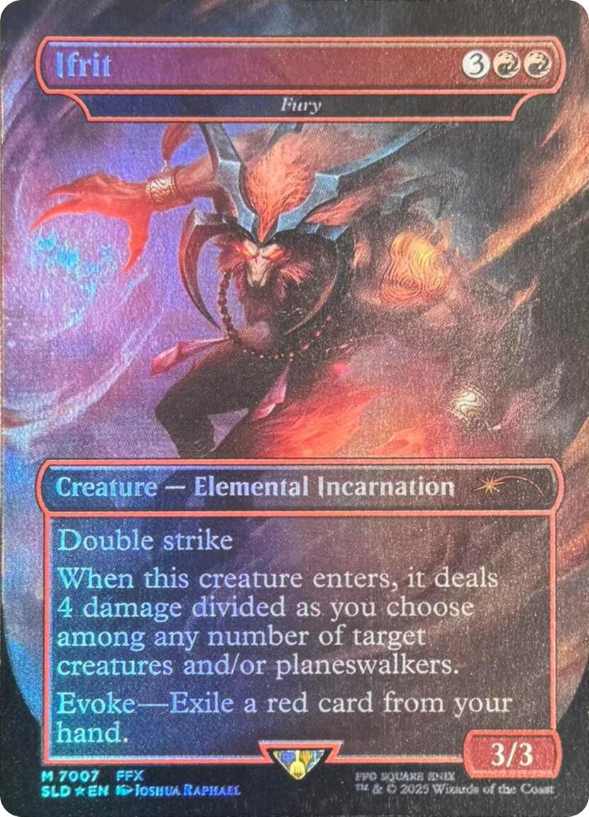 Ifrit - Fury (Rainbow Foil) [Secret Lair Drop Series] | Cracking-Singles