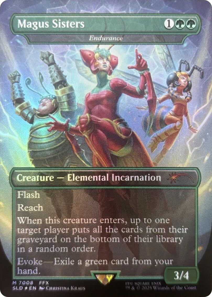 Magus Sisters - Endurance (Rainbow Foil) [Secret Lair Drop Series] | Cracking-Singles