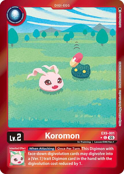 Koromon [EX9-001] (Limited Foil) [Versus Monsters] | Cracking-Singles