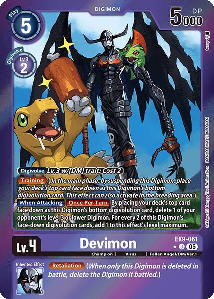 Devimon [EX9-061] (Limited Foil) [Versus Monsters] | Cracking-Singles