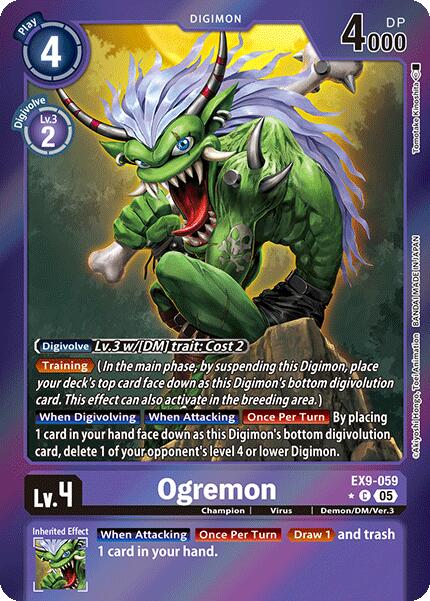 Ogremon [EX9-059] (Limited Foil) [Versus Monsters] | Cracking-Singles