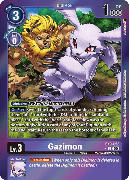 Gazimon [EX9-058] (Limited Foil) [Versus Monsters] | Cracking-Singles