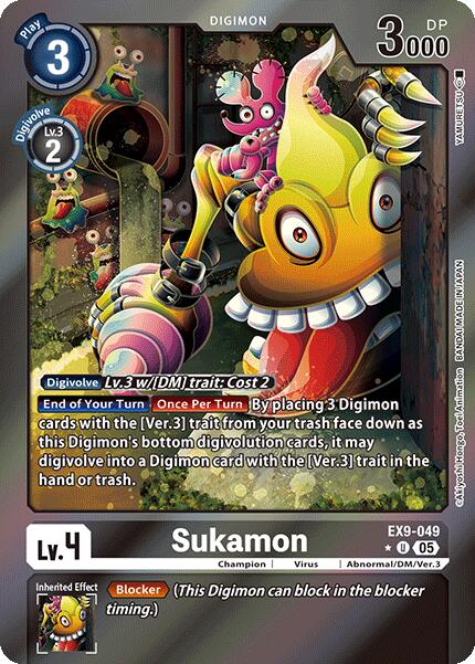 Sukamon [EX9-049] (Limited Foil) [Versus Monsters] | Cracking-Singles