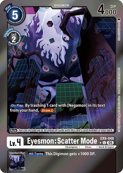 Eyesmon: Scatter Mode [EX9-048] (Limited Foil) [Versus Monsters] | Cracking-Singles