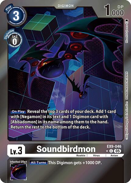 Soundbirdmon [EX9-046] (Limited Foil) [Versus Monsters] | Cracking-Singles