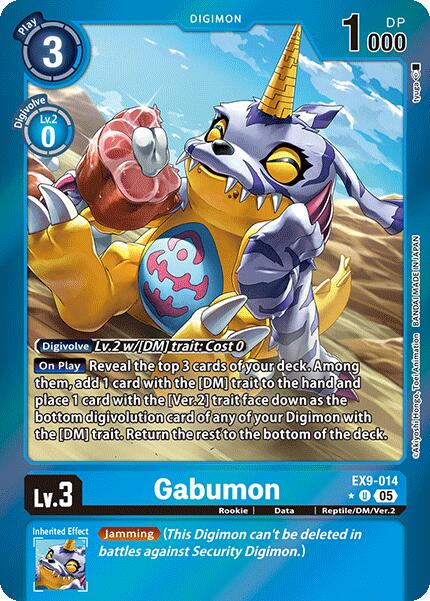 Gabumon [EX9-014] (Limited Foil) [Versus Monsters] | Cracking-Singles