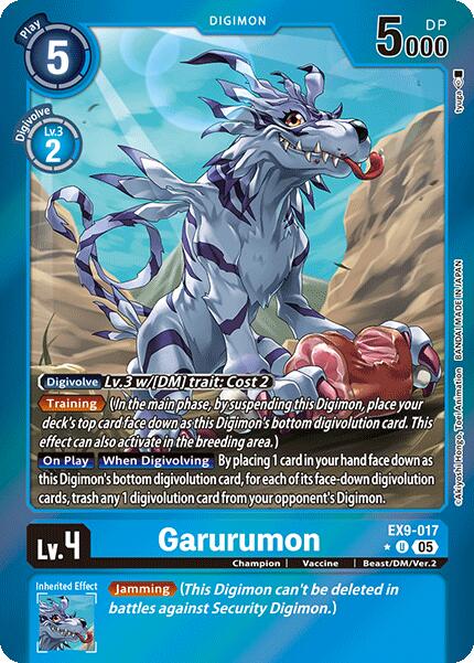 Garurumon [EX9-017] (Limited Foil) [Versus Monsters] | Cracking-Singles