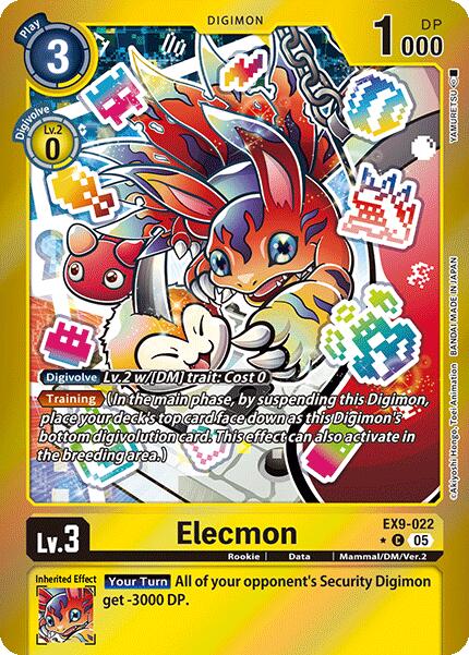 Elecmon [EX9-022] (Limited Foil) [Versus Monsters] | Cracking-Singles