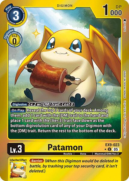 Patamon [EX9-023] (Limited Foil) [Versus Monsters] | Cracking-Singles
