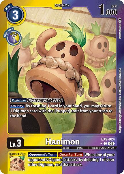 Hanimon [EX9-024] (Limited Foil) [Versus Monsters] | Cracking-Singles