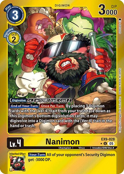 Nanimon [EX9-028] (Limited Foil) [Versus Monsters] | Cracking-Singles