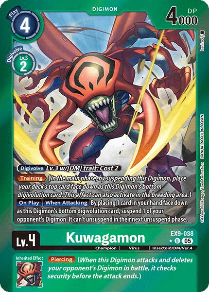 Kuwagamon [EX9-038] (Limited Foil) [Versus Monsters] | Cracking-Singles